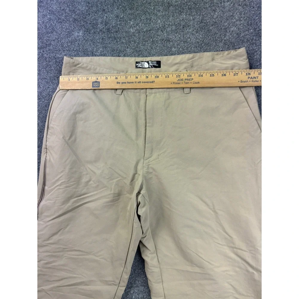The North Face Pants Mens 34 Tan Khaki Nylon Stretch Hiking Outdoor Regular